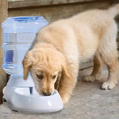 Automatic Pet Water & Food Dispenser – 3.5L Gravity Feeder