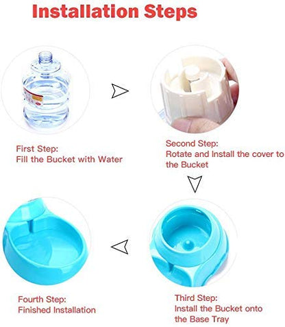 Automatic Pet Water & Food Dispenser – 3.5L Gravity Feeder