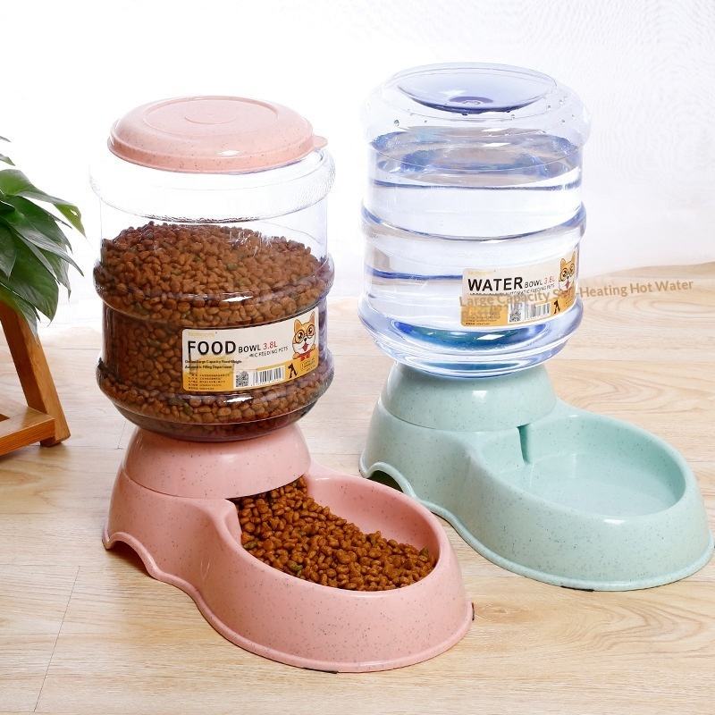 Automatic Pet Water & Food Dispenser – 3.5L Gravity Feeder